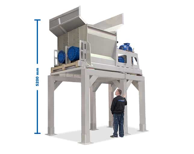 scansteel foodtech whole pallet crusher twin